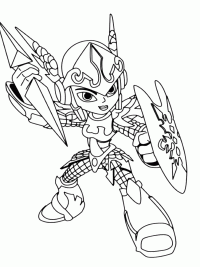 Skylanders kleurplaten - TopKleurplaat.nl