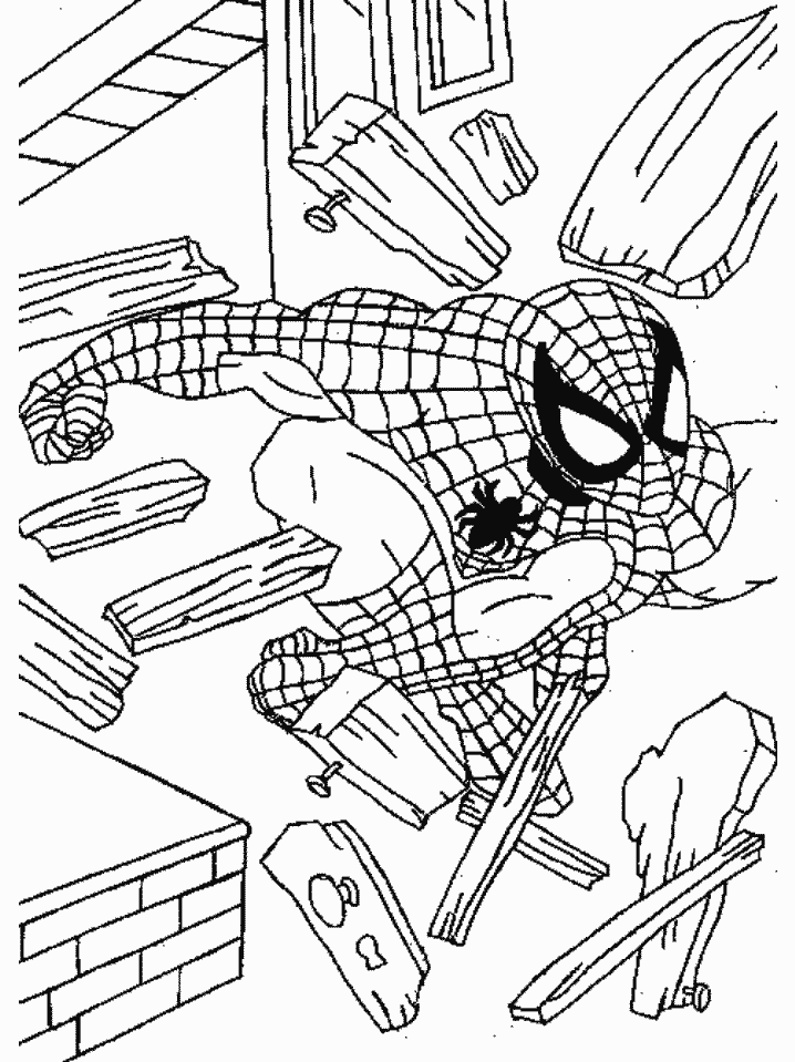 spiderman-kleurplaten-3