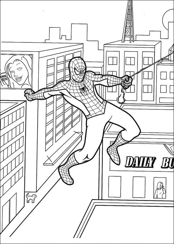 spiderman-kleurplaten-9
