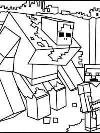 Ender Dragon The Dragon From Minecraft Coloring Page Sewing