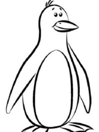 Kleurplaten pinguïns - TopKleurplaat.nl