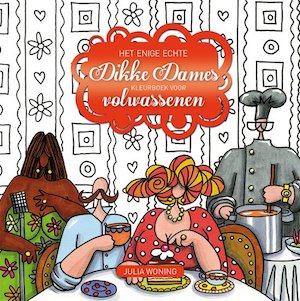 dikke dames kleurboek