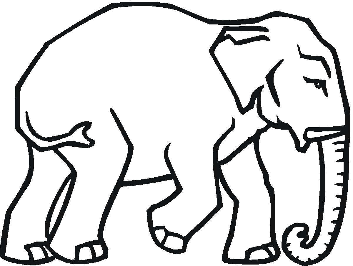 kleurplaat-olifant-11