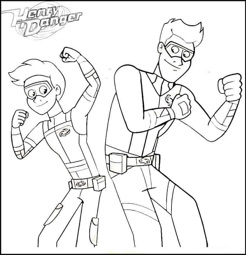 kleurplaat-henry-danger-04