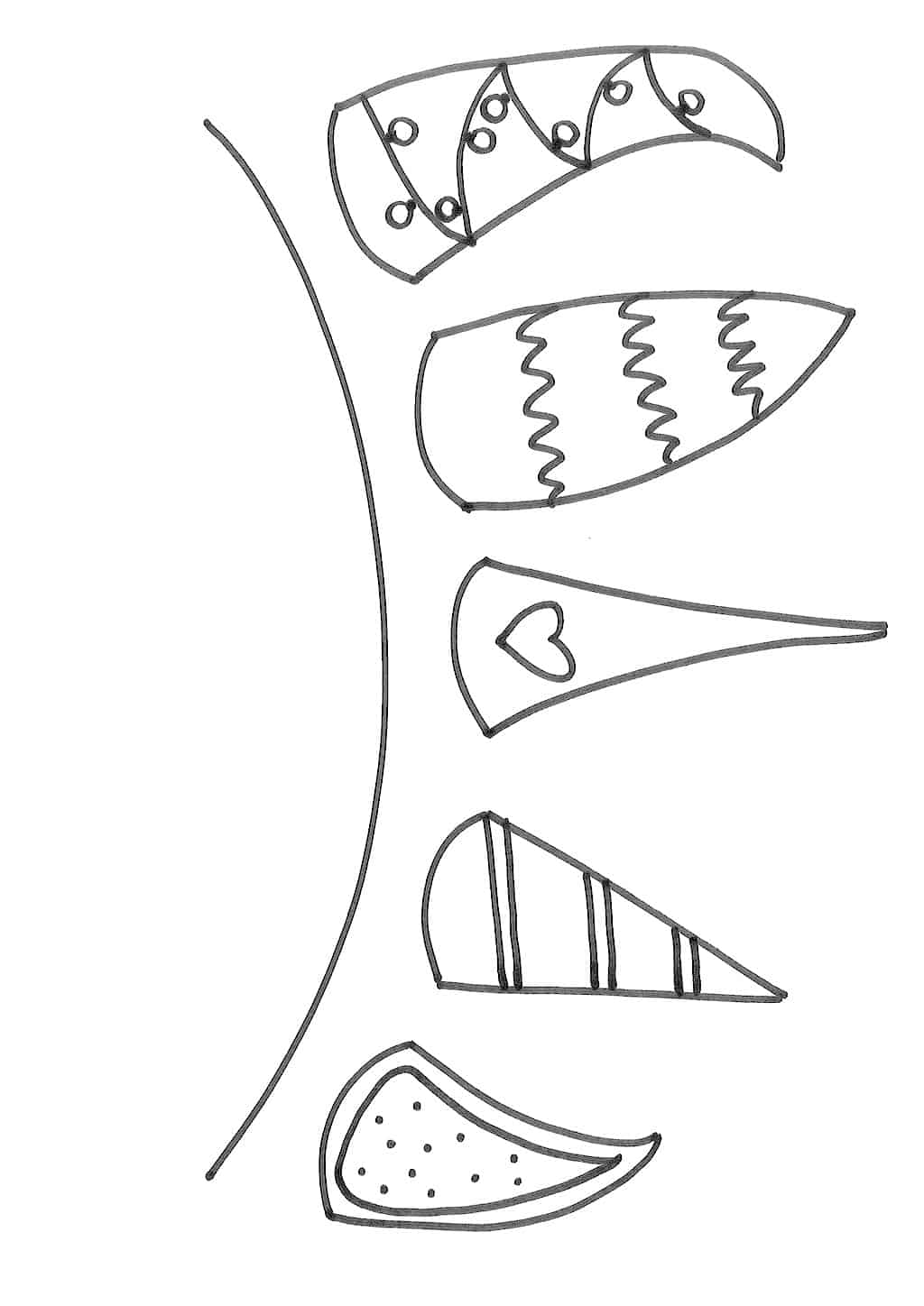 kleurrijke kerstbomen