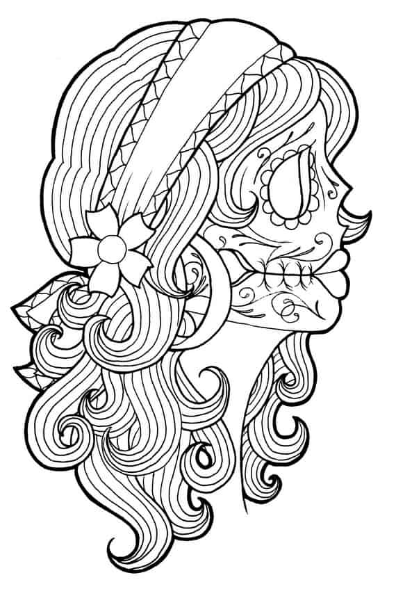 day of the dead tattoo