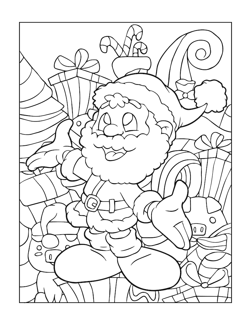 Kerstkabouter met cadeaus