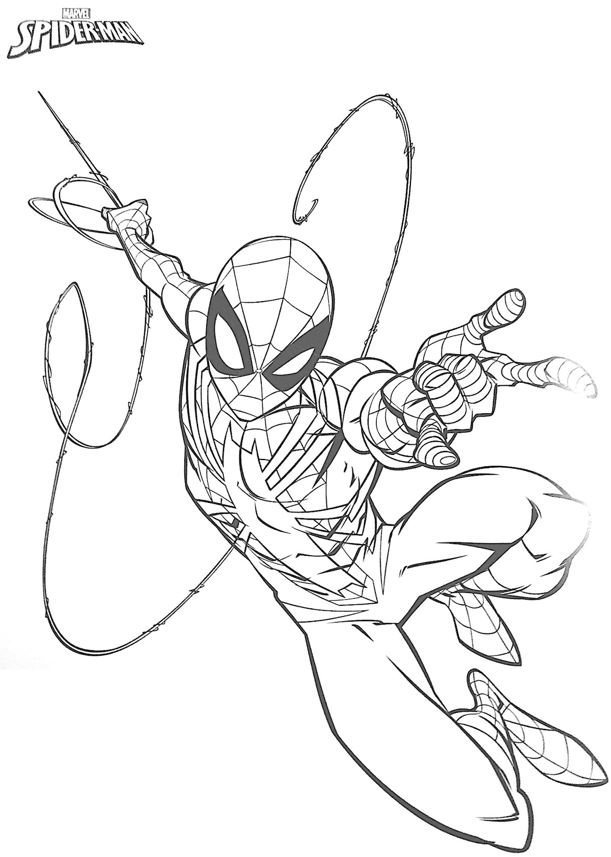 spiderman slingerend