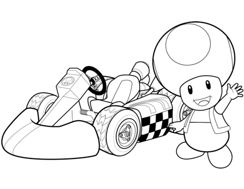 Toad Mario Kart