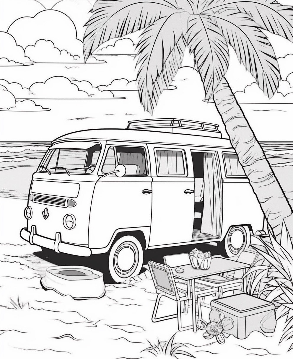 zomer aan het strand