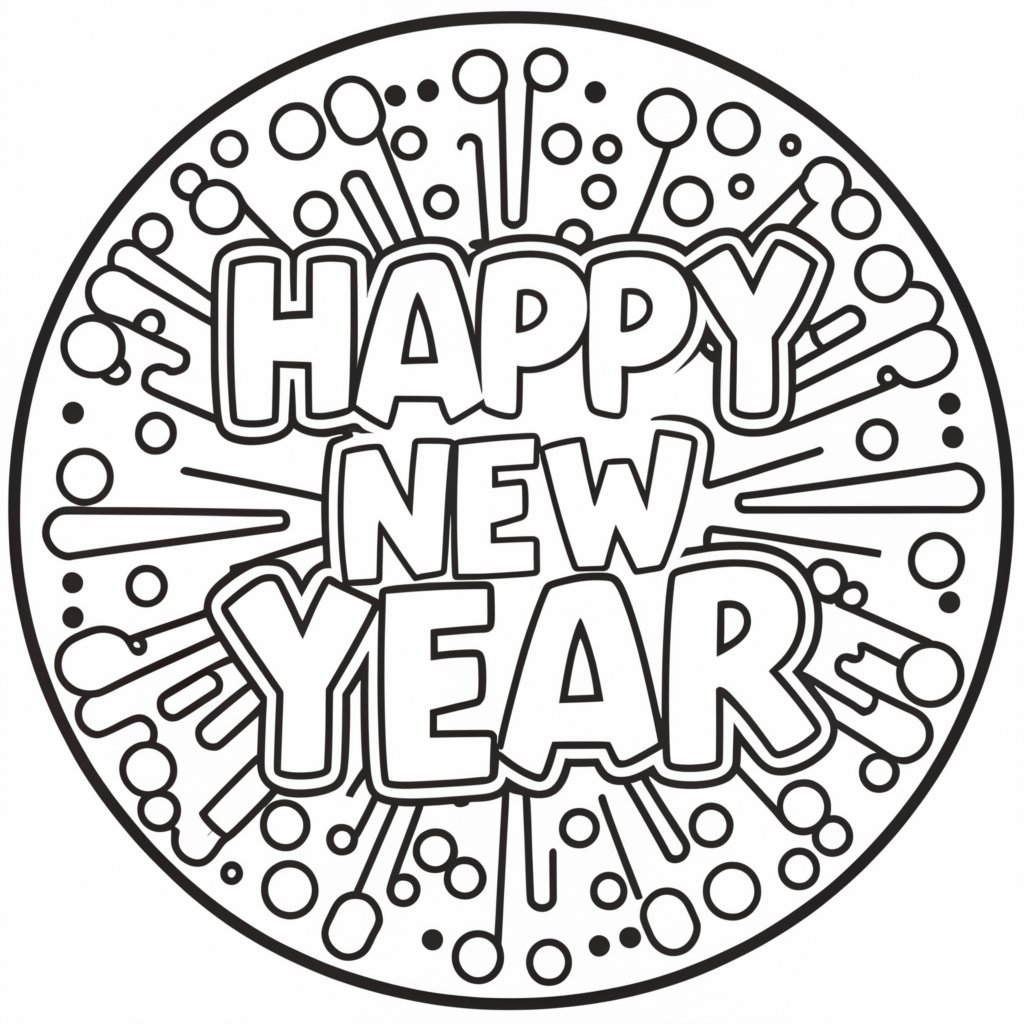 happy new year kerstbal