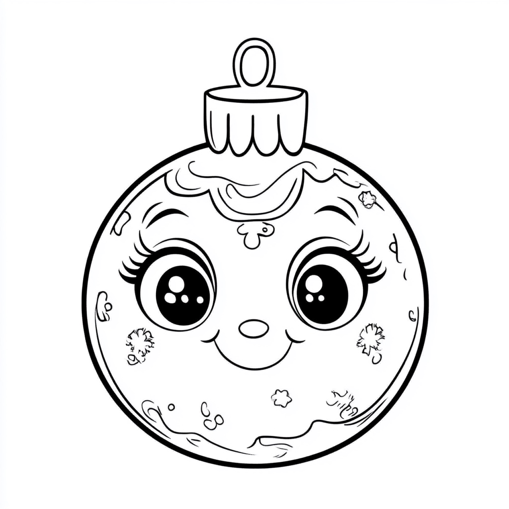 schattige kerstbal